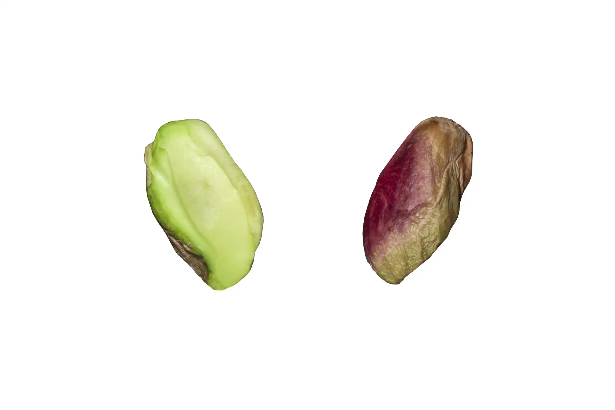 Ghazvini Pistachio Kernel Splinted in half