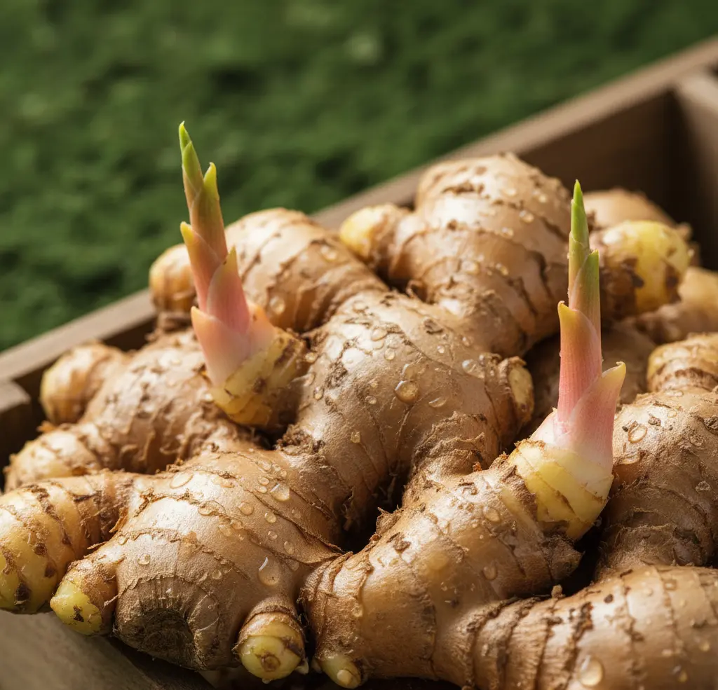 Fresh baby ginger, one of NITC offered products
