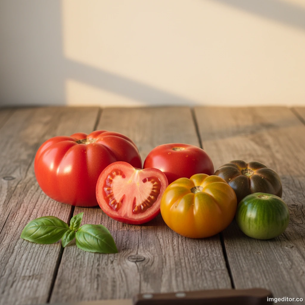 Large Tomato Types: Beefsteak, Round Slicing and Heirloom Tomato